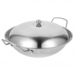 Pliidiplaat kaanega Grillpann Kahe k&auml;epidemega Keedun&otilde;u Praepann Chafing-n&otilde;ud Kuum 26.50X26.50X7.00CM h&otilde;be