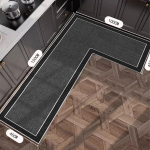 K&ouml;&ouml;givaip L-kujuline libisemiskindel p&otilde;randamatt Diatomiga muda imavad matid Kodukaunistuse vaip &Otilde;li imav imitatsioon Linased vaibad 80x120x45cm