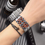 Korea versiooni moodne LED-laava terasrihmaga k&auml;ekell &ndash; lahe tudengite meeste vabaaja ketiga k&auml;ekell red light