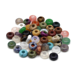 5 tk/pakk Abakuse helmed 5x10 mm naturaalne punane ahhaat tiigrisilm amet&uuml;stid roosa kvarts helmed ehete valmistamiseks DIY kaelakee k&auml;ev&otilde;ru 5x10mm-5pcs
