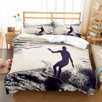Surfamine Suvesport Liikumine Tekikott Komplekt UK &Uuml;hekohaline Kahekohaline Queen USA &Uuml;hekohaline T&auml;issuuruses King Size Voodipesukomplekt EU single(135x200cm)