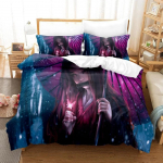 Moodne Anime Demon Slayer Voodipesu Komplekt &Uuml;he Twin T&auml;is Queen King Suuruses Voodikomplekt T&auml;iskasvanud Laste Magamistuba Tekikott Komplekt Kodutekstiilid 70x133cm 2pcs