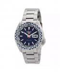 Seiko 5 Sports SKX-seeria kabelipu eriv&auml;ljaanne, bensiini sinine numbrilauaga automaatne SRPK65K1 100M meeste k&auml;ekell sinine