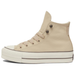 Converse Chuck Taylor All Star Lift Platvorm K&otilde;rged Ilmastikukindlad Nahast - Miso Glaze Naiste Tossud Cream Truffle Egret A11158C 35
