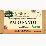 BLESS INTERNATIONAL Palo Santo 100% looduslikud viirukikoonused, k&auml;sitsi valmistatud, k&auml;sitsi kastetud orgaanilised kemikaalid, puhastamiseks-l&otilde;&otilde;gastamiseks-positiivsus Pack Of 10 Cones
