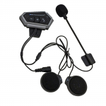 Kiivri Bluetooth-k&otilde;rvaklapid, Mootorratta Bluetooth-muusikak&otilde;rvaklapid, Bluetooth 5.0 lahendus, 2000MA aku One Size must