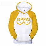 Saitama OPPAI dressipluusid 3D Anime Print Hoodie Meeste/naiste mood pikkade varrukatega Pullover laste kapuuts Harajuku Streetwear Meeste mantel 4XL