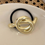 Elastikud juuksekummid naistele Metallist scrunchie'd Hobusesaba hoidja Juuksepaelad Moodsad juukseaksessuaarid Elastne peapael Kummikud