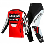 motokrossi k&auml;igukomplekt lastele 4 5 6 7 8 9 10 11 12 13 aastat Noor laps Mootorrattapoiss t&uuml;druk Jersey Pant Kits v&otilde;istluskost&uuml;&uuml;m Off-road Enduro MX MTB M-22