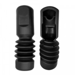 1 paar kummist amortisaatori tolmukaitse modifikatsioonitarvikud must summutuskaitse tolmukindel 16cmx4cm Honda DIO jaoks