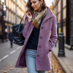 Uued Naiste R&otilde;ivad Retro Keskmise Pikkusega Villane Mantel S&uuml;gis ja Talv Slim-fit Villane Mantel XXXL