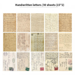 30 tk American Vintage Style Magazine Ajalehe materjal Paber Scrapbooking Journal Book DIY Taustakaunistus Alumine Paber