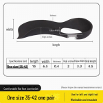 Lamedad jala- ja s&auml;&auml;remarja Valguse korrigeerivad sisetallad kaare toega sizes 35-42 must
