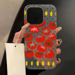 Mobiiltelefoni&uuml;mbrised iPhone 11 13 15 Pro Max 12 14 Pro Max &uuml;mbrisele iPhone 16 15 Plus 13 Pro 12 j&auml;&auml;tunud tekstuuriga maalitud koomiksililled iPhone 11 valge