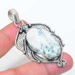 Tree Agate Handmade 925 Sterling Silver Jewelry Pendant 2.60 l8k54