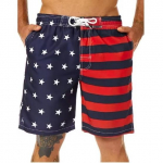 Poksimisp&uuml;ksid USA Ameerika lipp 3D-tr&uuml;kk V&otilde;itlus Treening MMA Unisex Mehed Naised Kiiresti kuivavad Fitness J&otilde;usaal Sport Treening Vabaaja T&auml;navamood S