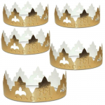 8 couronnes en carton pour galette des rois - Classique