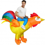 Angry Rooster t&auml;ispuhutav &uuml;likond, t&auml;iskasvanu One size (150-190cm) kollane