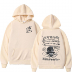 R&auml;ppar JUICE WRLD Moodne Huppar Naistele Unisex Vabaaja Retro Pullover L beež