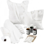 Kit - Torchons et sac fourre-tout teints en batik - 1 set