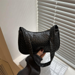 &Uuml;hev&auml;rviline Vabaaja ja Moekas Kootud Mustriga Lihtne ja Moekas Disain Suure Mahutavusega Trendikas K&auml;eshoitav &Otilde;lakott Kaenlaalune Naiste Kott