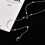 Interbead Kaelakee ni&scaron;idisainiga, Ins Minimalistlik Rangluukett, Personaliseeritud Kaelakee, Uus Trendikas Stiil