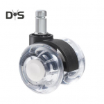 Kontoritooli rattad 50 kg kandev&otilde;imega lihtne paigaldus universaalne m&ouml;&ouml;bli ratastooli vaigistatud rataste varuosad Black-Dust Plate