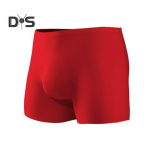 Meeste bokserid 3D j&auml;&auml;siidist &otilde;mblusteta &otilde;hukese stiiliga hingavast kangast l&uuml;hikesed p&uuml;ksid &uuml;hev&auml;rvilised U-kujulised spordip&uuml;ksid 2XL punane