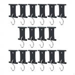 16 Pieces RV Shade Hanging Hooks Awning Mount Easy to Use Hangers Canopy Clothes