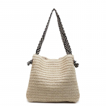 Suvine &otilde;lakott kaenlaalustele, naiste trendikas kootud &otilde;lakott mere&auml;&auml;rse puhkuse rannakott khaki