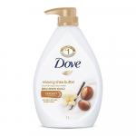Dove Body Wash 1000G 3 t&uuml;&uuml;pi, valige 1 Dove Shea BUTTER Body Wash