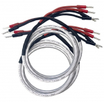 Zestaw kabli głośnikowych Hi-Fi do połączeń Bi-Wire &ndash; AudioQuest SLiP-DB 16/4 Długość: 2 x 4,0 m, Acoustique Quality valge