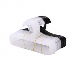 10 tk kastmissalli nagi Metallist sallir&otilde;ngas, multifunktsionaalsed riidepuud valge