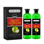 Siso Fruit Vinegar Hair Color, Natural Black Color Dye for Hair Care, Natural Ammonia Free Color Dye (500ml x 2)
