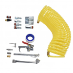 Air Compressor Tire Hose Kit 14in NPT Industrial Connector Quick Connect Fittings Blow Gun Set