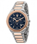 Maserati Stile Kronograaf Sinise sihverplaadiga Kvarts R8873642002 100M Meeste k&auml;ekell sinine