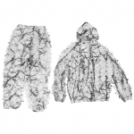 Lumi Metsik Camouflage Ghillie &Uuml;likond 3D Lehtedega Jakk ja P&uuml;ksid Komplekt Riided Jahiks