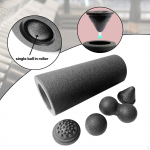 5 in 1 Foam Roller Equipment for Balance And Fitness, Yoga Tools Home Gym Training black