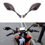 Universaalne tahavaatepeegel mootorratastele ja sportautodele - Sobib YAMAHA MT-07/MT-09, Modifikatsioon ja tagurdusabi. Black (Standard Version, White Box)