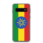 Coque T&eacute;l&eacute;phone &ndash; Samsung &ndash; Galaxy S10 &ndash; Drapeau &Eacute;thiopie &ndash; Supp &ndash; Mitmev&auml;rviline