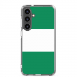 Coque T&eacute;l&eacute;phone &ndash; Samsung &ndash; Galaxy S21 &ndash; Drapeau Nigeeria &ndash; Souple &ndash; Mitmev&auml;rviline