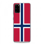 Coque T&eacute;l&eacute;phone &ndash; Samsung &ndash; Galaxy S20 Ultra &ndash; Drapeau de la Norv&egrave;ge &ndash; Souple &ndash; mitmev&auml;rviline
