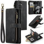 Samsung Galaxy A34 5G jaoks CaseMe C30 Multifunktsionaalne Nahast Telefoni&uuml;mbris For Samsung Galaxy A34 5G must