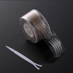 600 tk/rull hingav pitsist silmalaugude teip N&auml;htamatu &uuml;hepoolne kahe silmalau kleebis suurte silmadega kaunistus