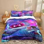 Animatsioonisari 3D digitaaltr&uuml;kk Kolmeosaline voodipesukomplekt Voodilina Tekikott 90 * 200 two-piece set