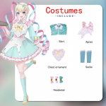 Ysir Needy Girl Overdose Anime Cosplay ChaoTianJiang Maid Attire Kost&uuml;&uuml;mid t&auml;iskomplekt XXL