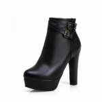 Moodsad l&uuml;hikesed saapad, naiste kingad, s&uuml;gis-talv, seksikad platvormsaapad, mustad, punased, kollased, valged, daamide kingad, suured suurused 34