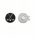 Golfipallimarkerid m&uuml;tsiklambritega meestele Naiste emailiga magnetilised pesapallim&uuml;tsiklambrid Golfim&auml;ngija eemaldatavad kinnitused kinnitatakse h&otilde;lpsalt golfim&uuml;tsi k&uuml;lge