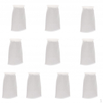 10pcs 150um Aquarium Tank Filter Bag Fish Felt 4 inch Ring Dia.