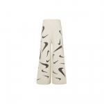 Nike Phoenix Cozy Boucl&eacute; Logo K&otilde;rge v&ouml;&ouml;koht Lai s&auml;&auml;reosa Elastne kootud Vabaaja p&uuml;ksid Naiste alumine osa Keskmine hall FD4289-104 L